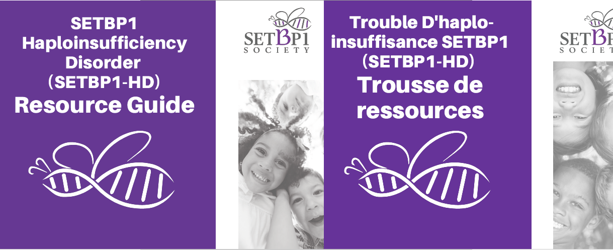 New SETBP1 haploinsufficiency disorder Resource Guide – Available in English & French!!